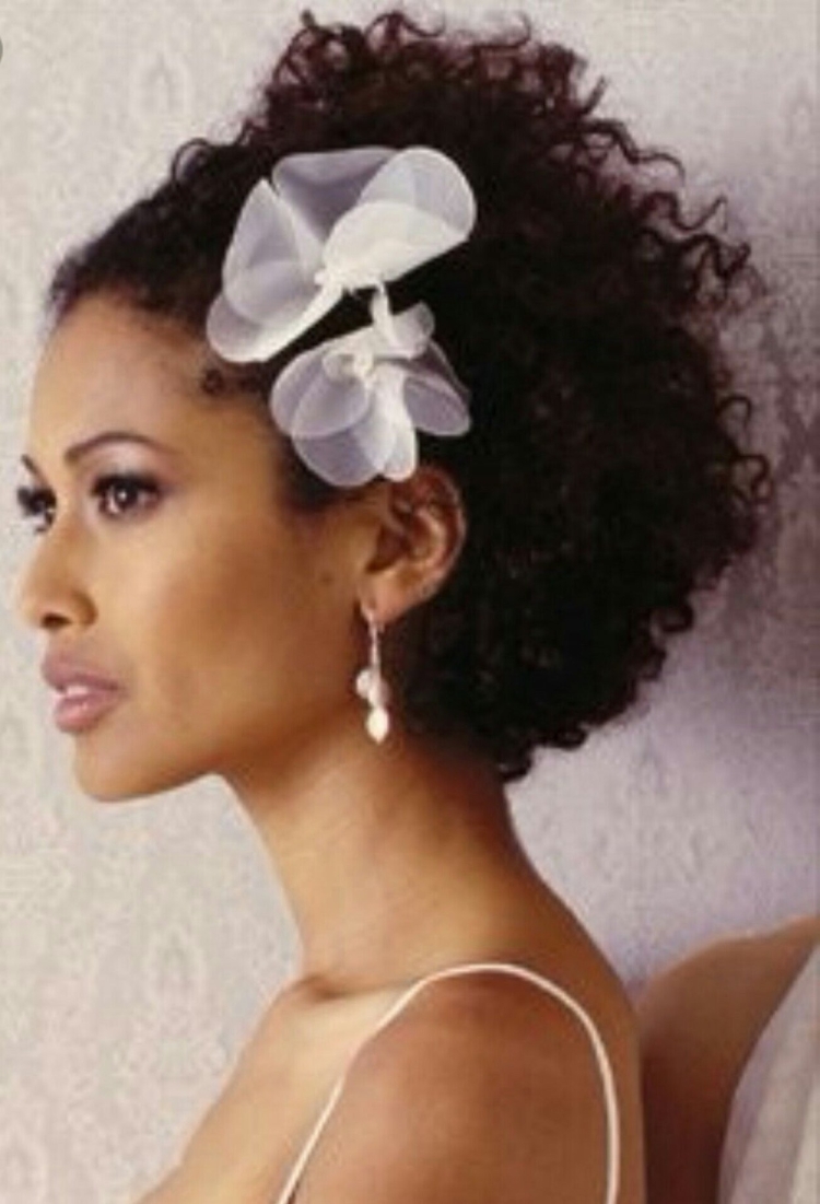 Свадебная прическа на афро