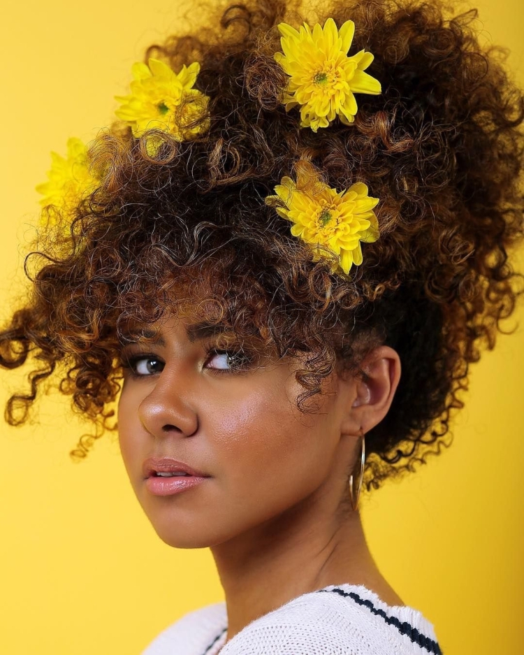 Кудрявая африканка