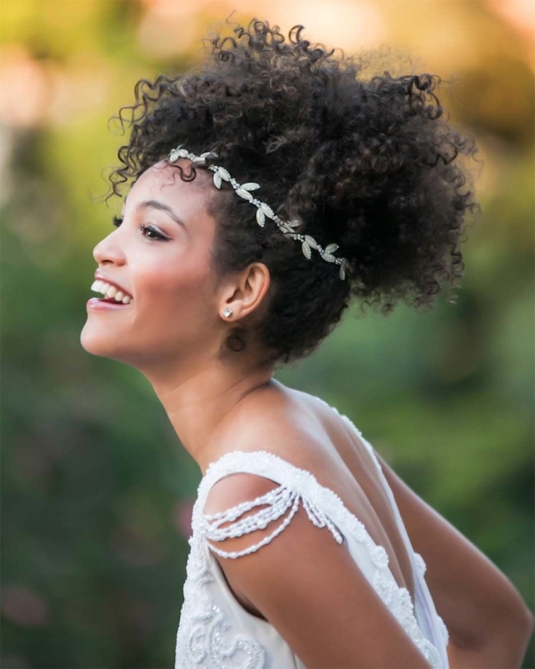 Афро кудри Свадебная прическа