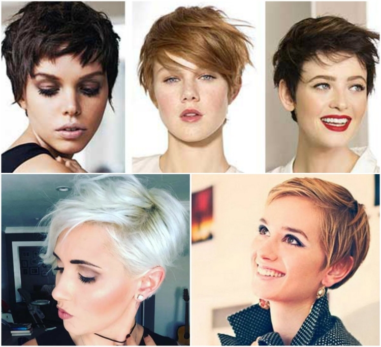 Укладка стрижки Пикси на короткие волосы