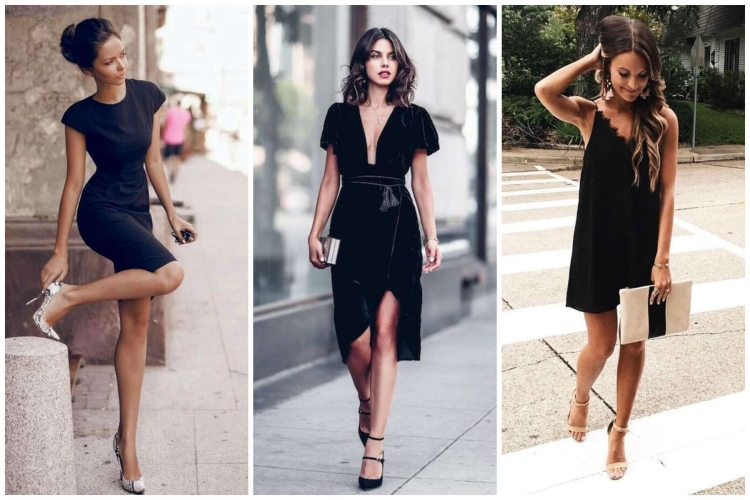 Аксессуары к черному платью