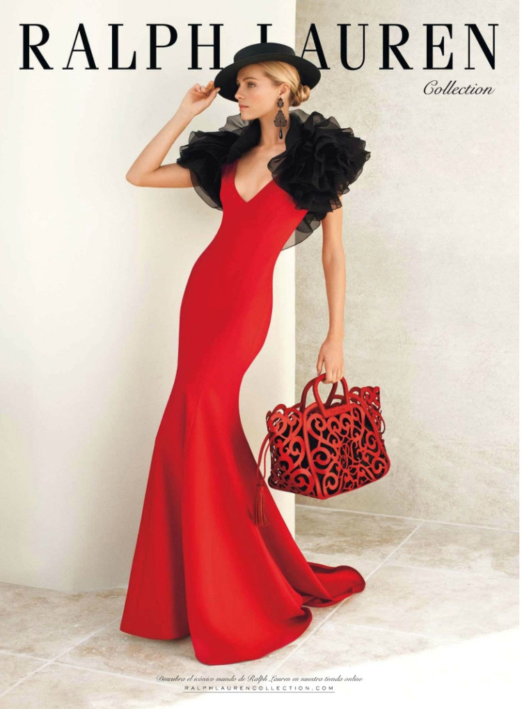 Платье черно-красное