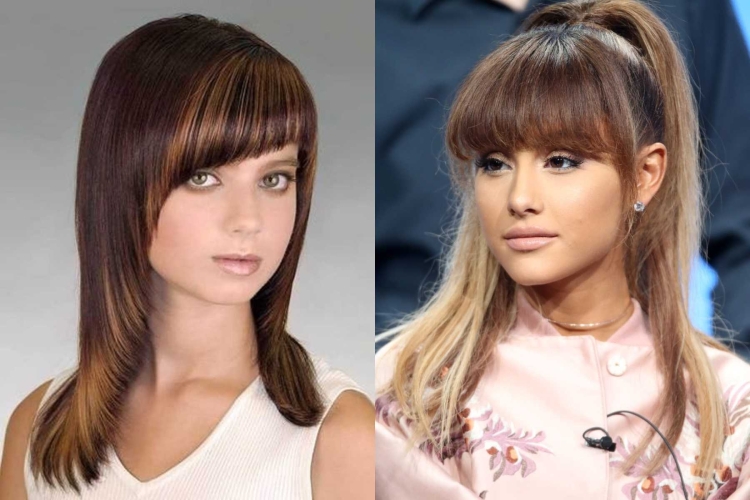 Красивые стрижки на длинные волосы с челкой