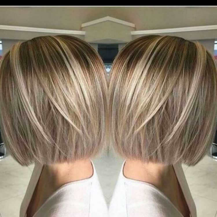 Боб шатуш блонд