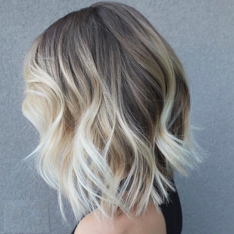 Балаяж окрашивание волос блонд на короткие волосы