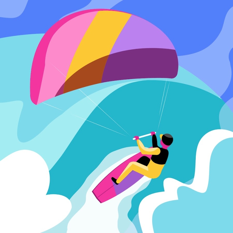 Длинные каштановые волосы