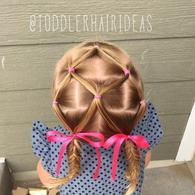 Прическа с резиночками для девочек силиконовыми легкая