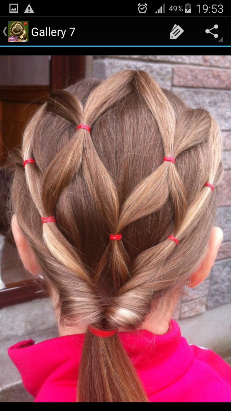 Причёски с резиночками для девочек