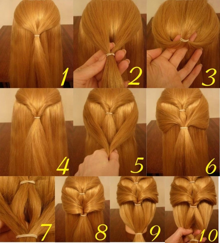 Причёски простые с режинкой