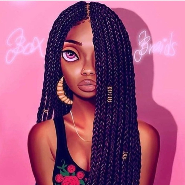 Афрокосы арт