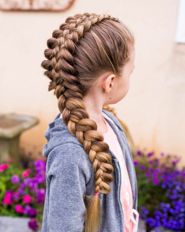 Причёски для девочек на длинные волосы косы