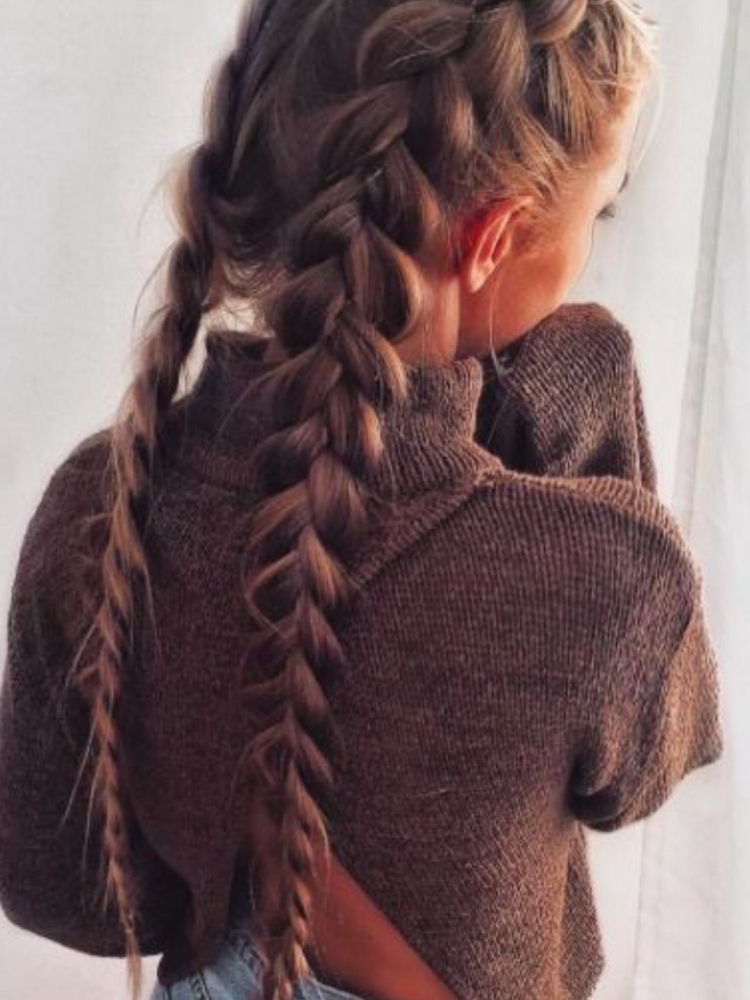 Косы по бокам