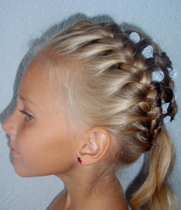 Причёска дракончик для девочки