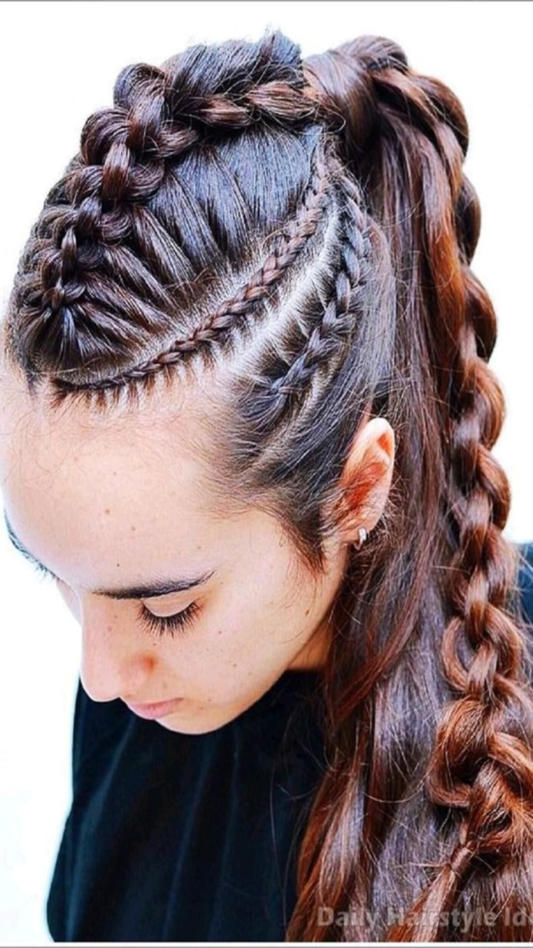 Косички наизнанку