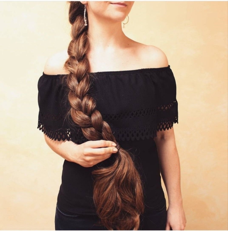 Длинные толстые косы