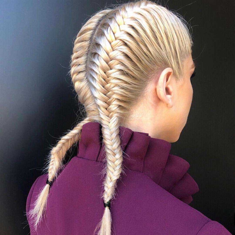 Рыбий хвост колосок дракончик