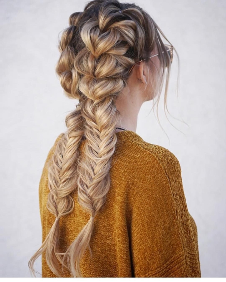 Рыбий хвост колосок дракончик