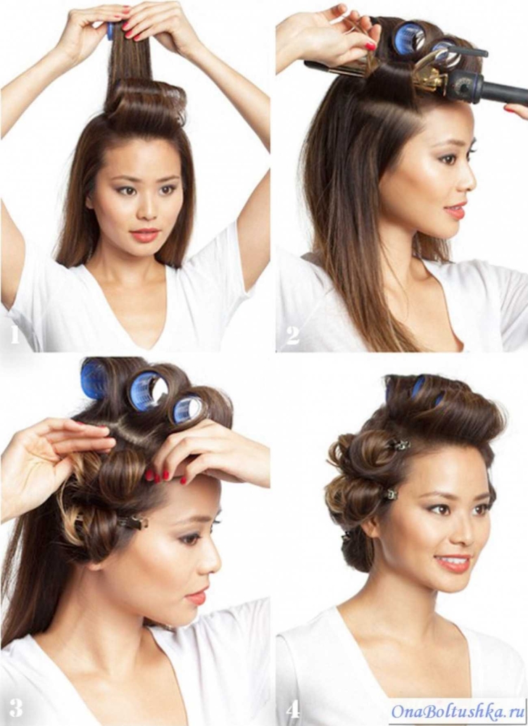 Укладка утюжком на длинные волосы