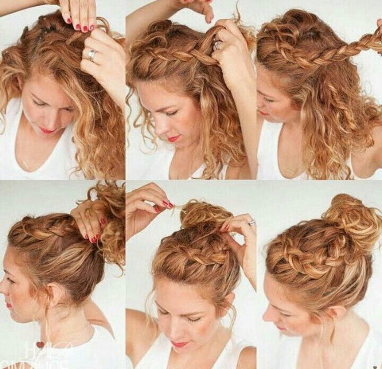 Простые прически на средние волосы