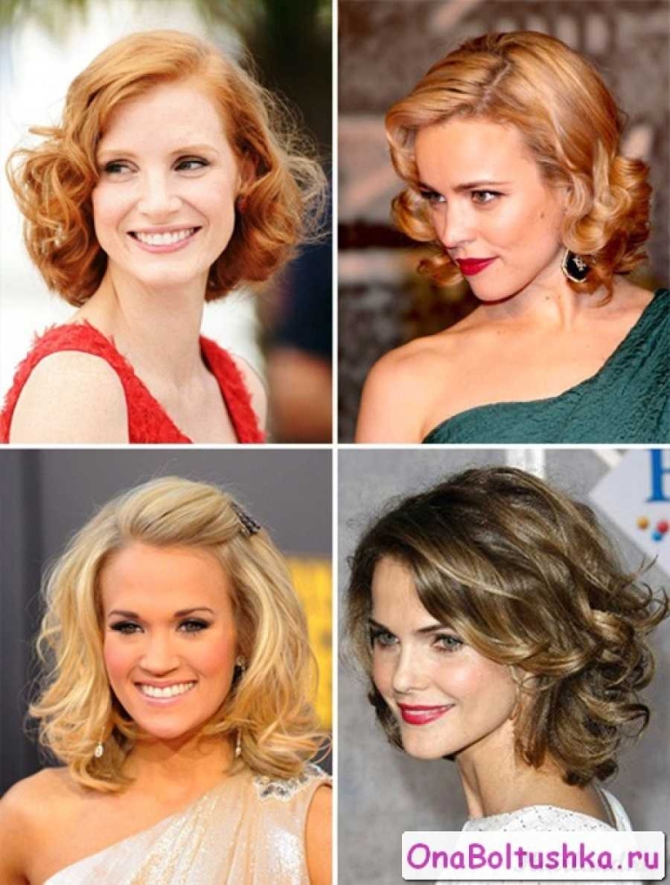 Укладка волос средней длины в домашних