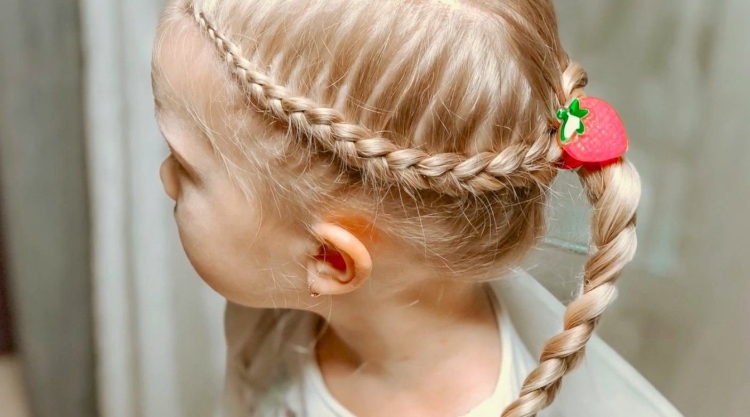 Коса с подхватом