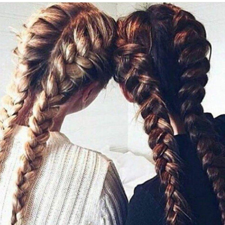 2 Французские косички