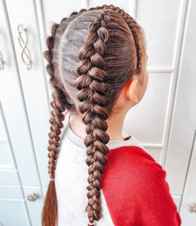 Французские косы для девочек