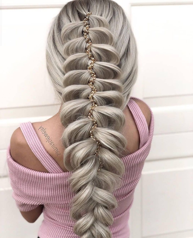 Колосок коса наружу