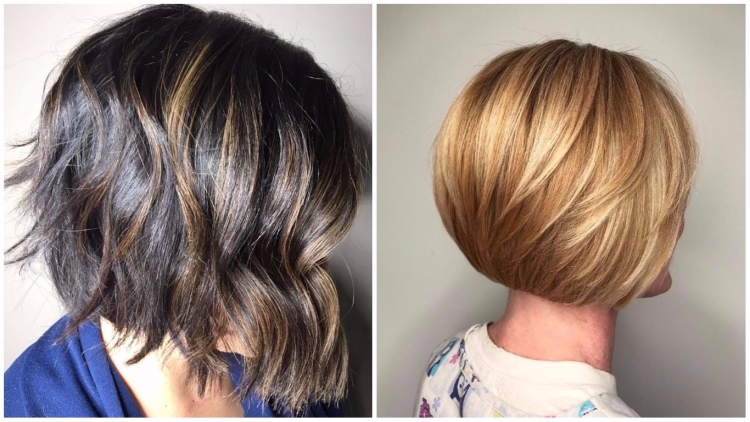 Боб каре Каскад на короткие