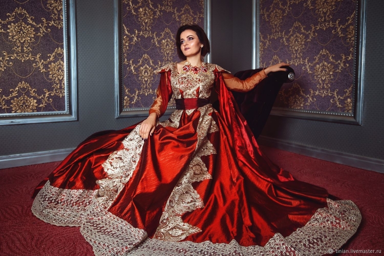 Платье Kaftan бархатное