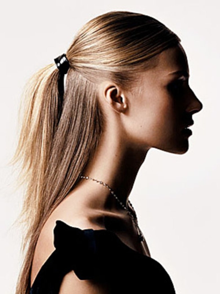 Причёска с хвостом женская