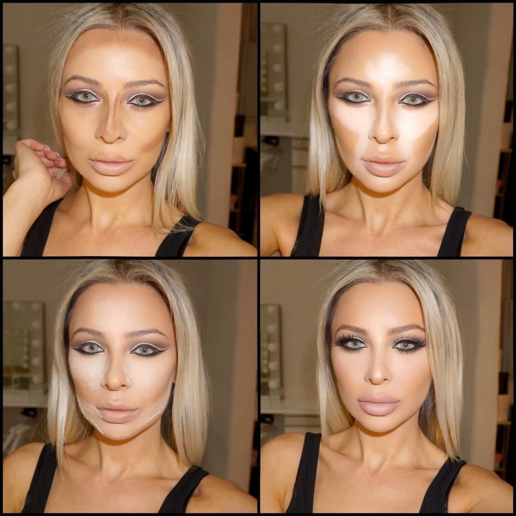 Контуринг для блондинок