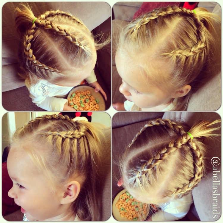 Косички для девочек в садик
