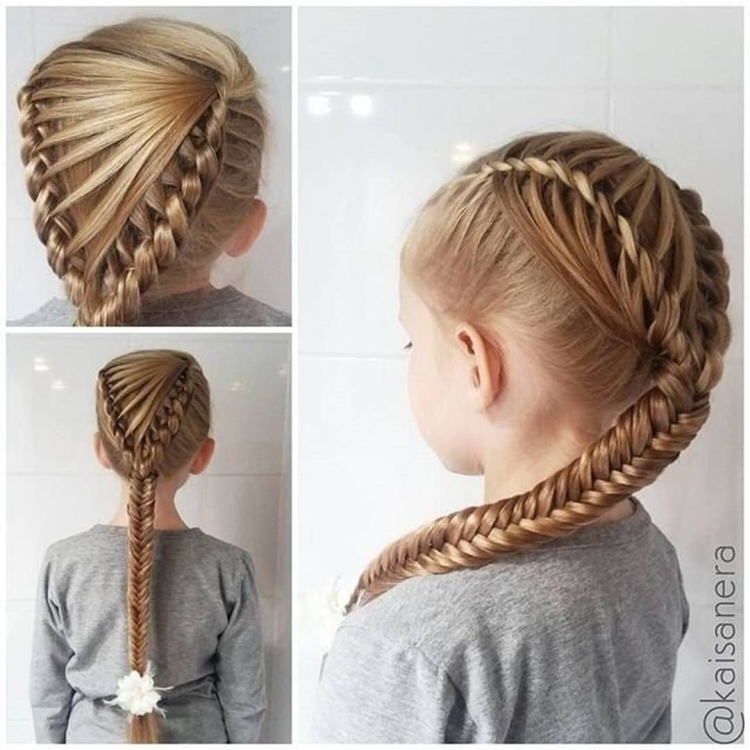 Красивые косички для малышей пошагово