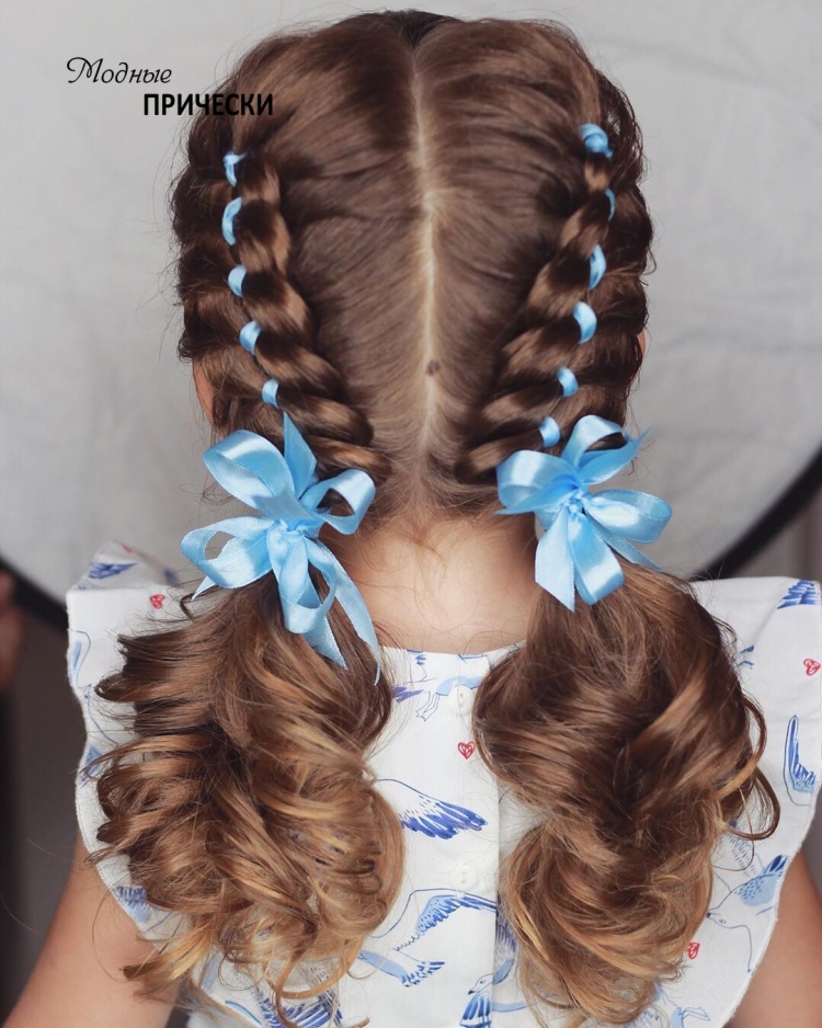 Красивые косы на утренник