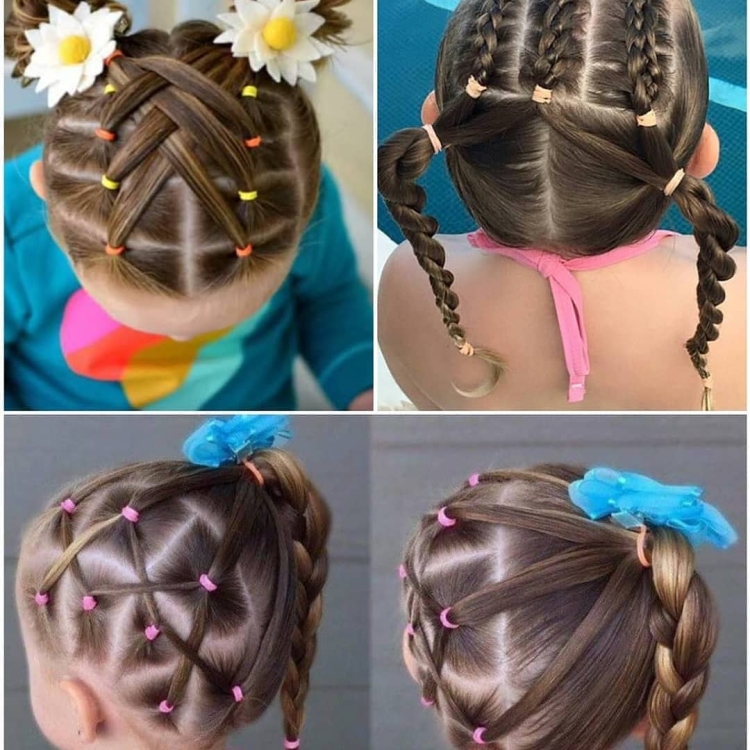 Причёски для девочек в садик на каждый день