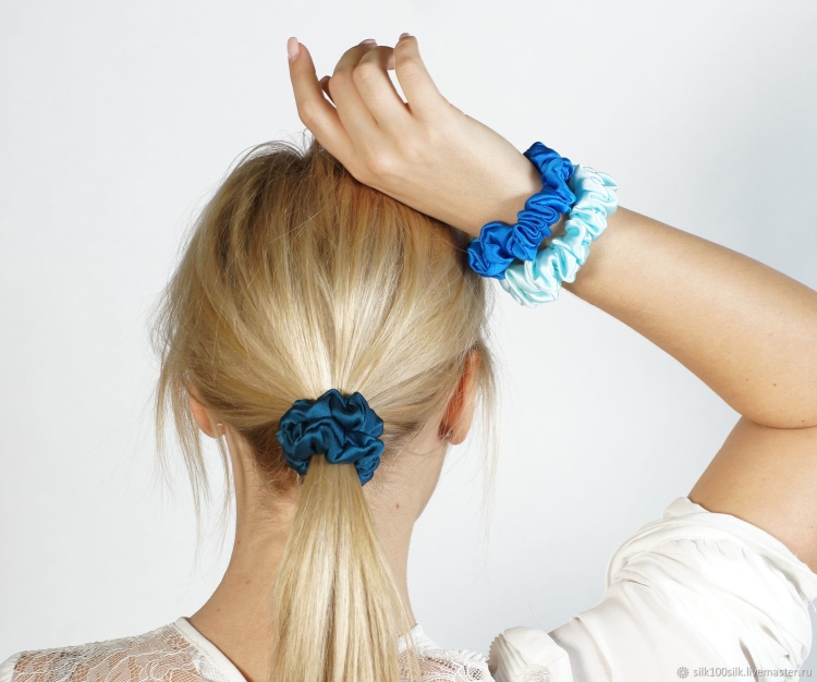Шелковые резинки для волос