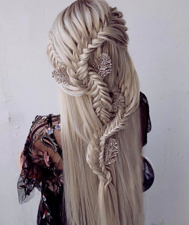 Красивые косы на длинные волосы