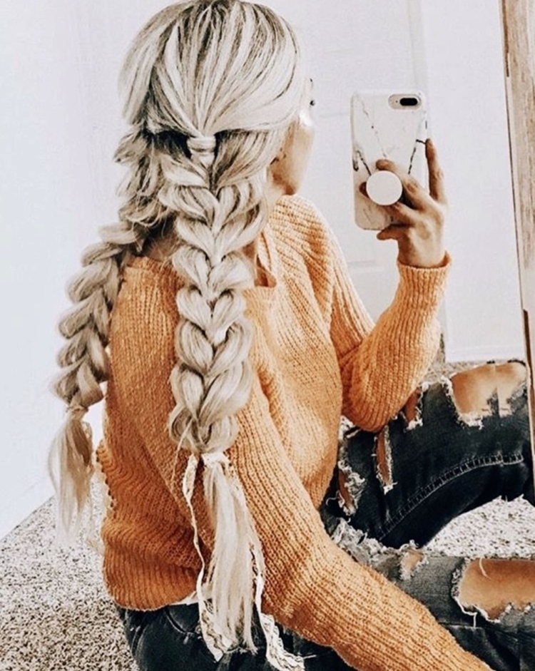 Косы пушистые