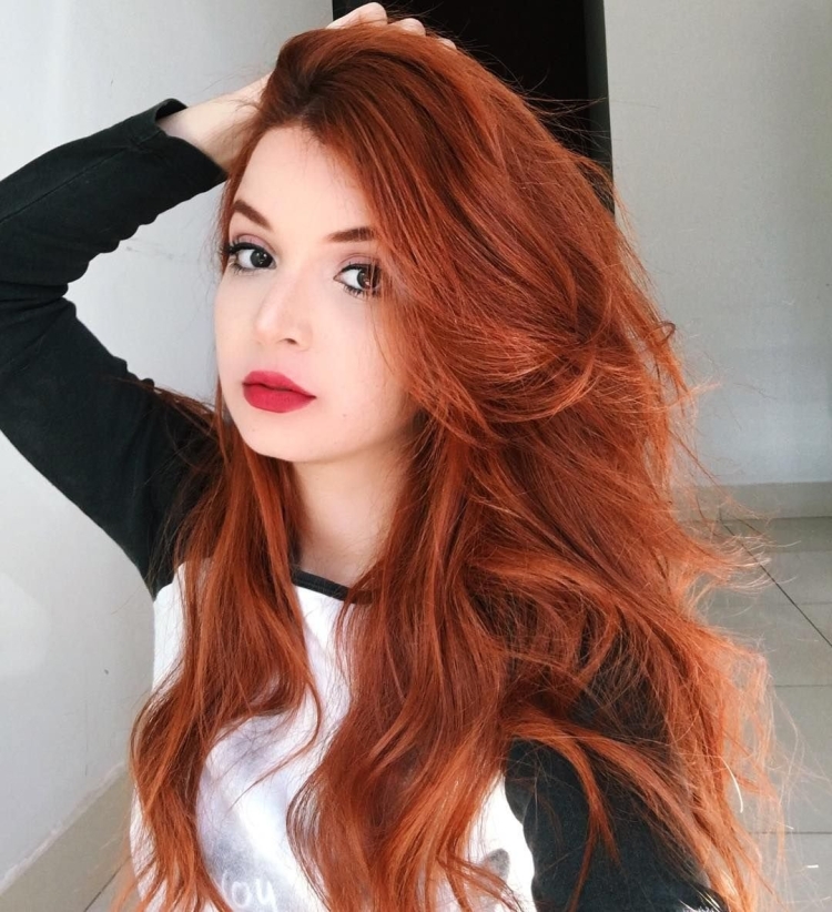 Рвжие крпшеннве волосв