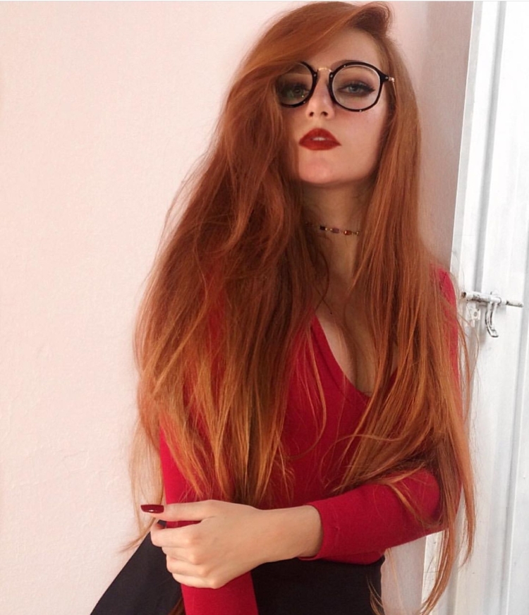 Крашеные рыжие девушки