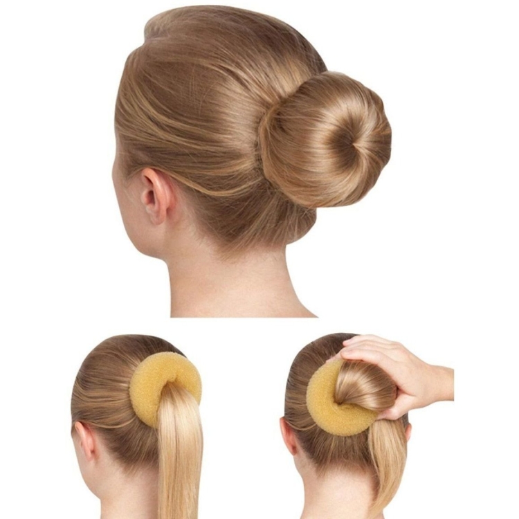 Прическа с бубликом