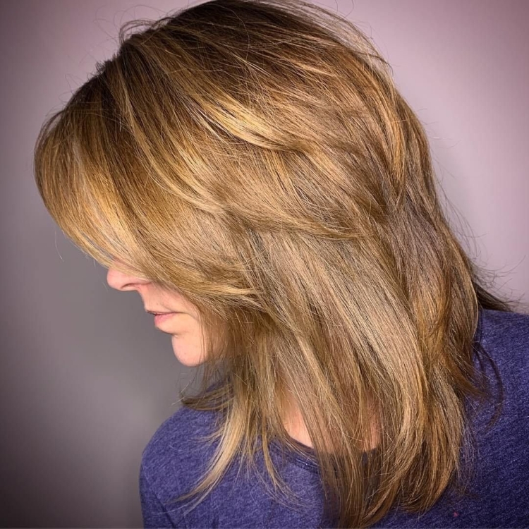 Градуированный Боб Каскад мелирование