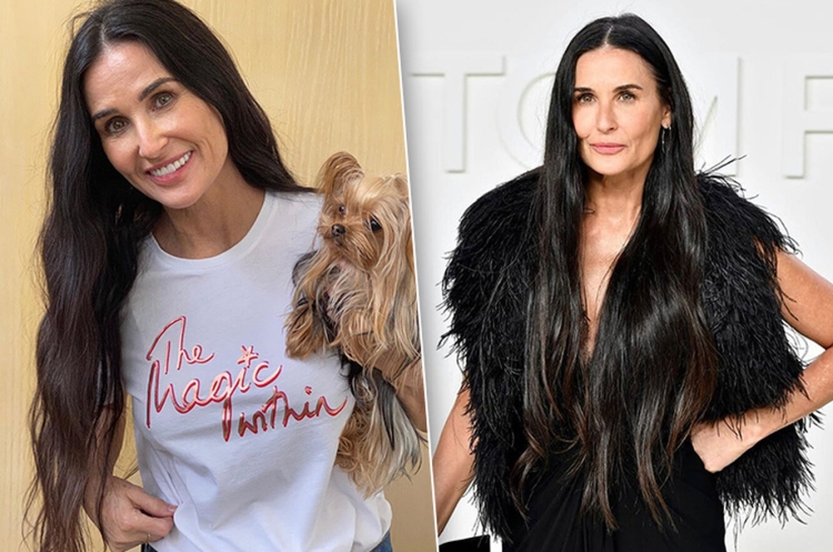 Ким Кардашиан прямые волосы