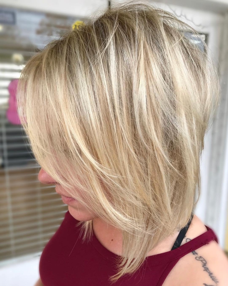 Стрижка градуированный Каскад Шегги