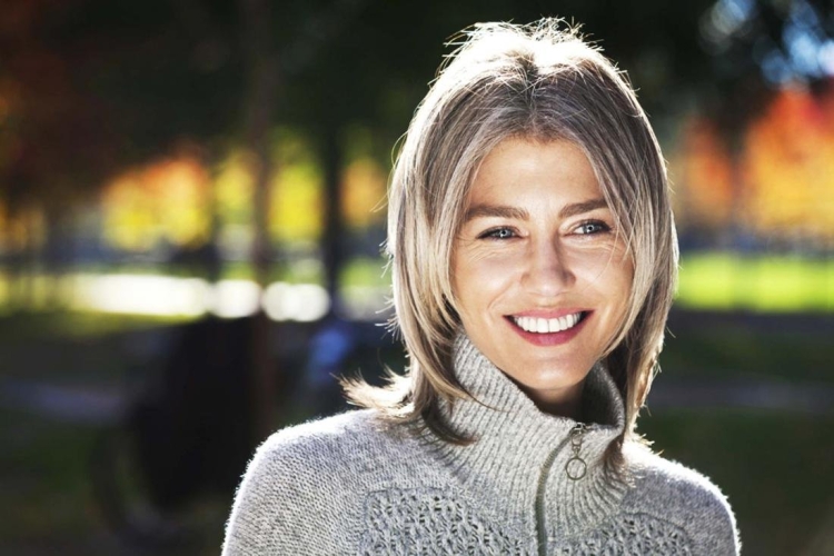 Седина на русых волосах