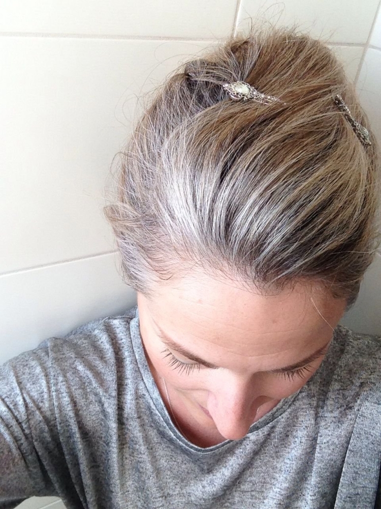 Седина на русых волосах