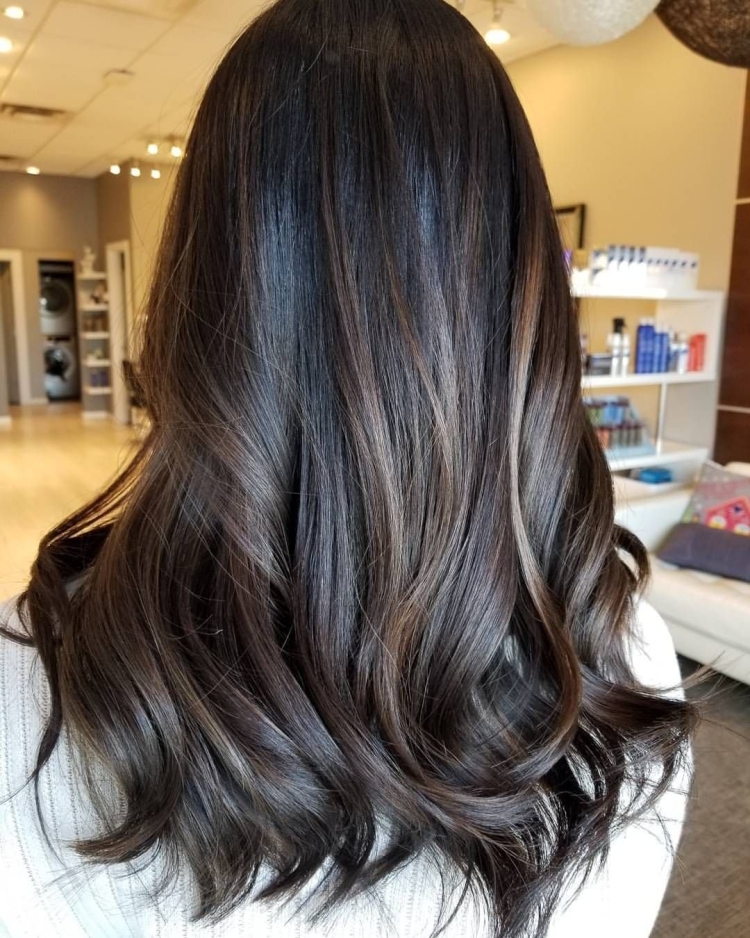 Окрашивание шатуш шоколад