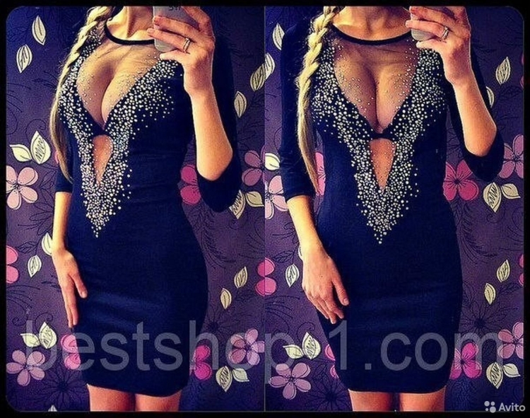 Вечерние платья со стразами и камнями