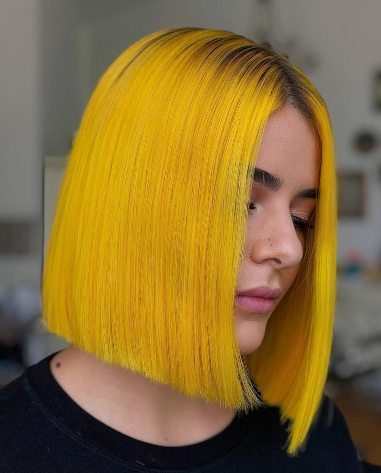 Желтые волосы